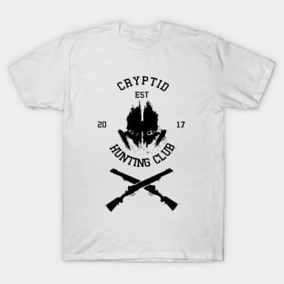 Cryptid Hunting Club (Black) T-Shirt